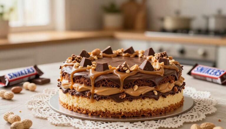 ciasto snikers na biszkopcie siostry anastazji