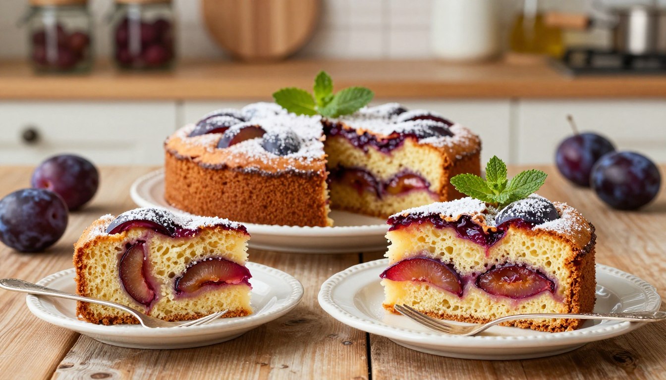 ciasto ze śliwkami kalifornijskimi siostry anastazji