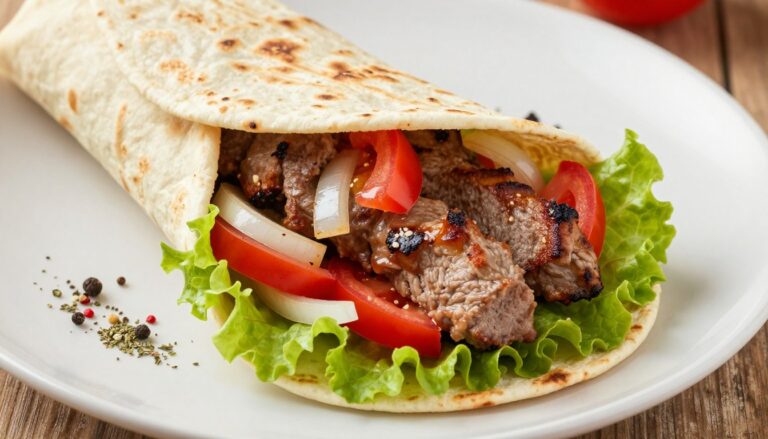 kebab kalorie tortilla