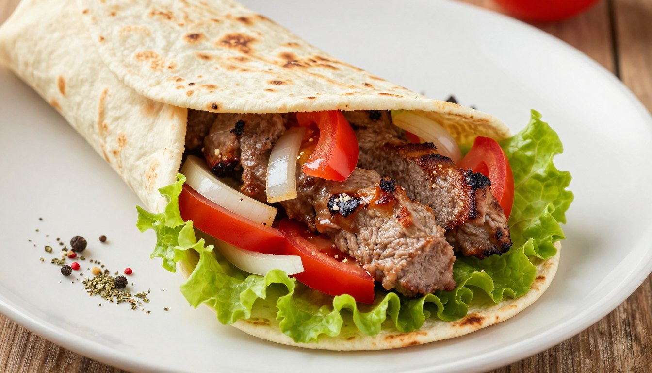 kebab kalorie tortilla