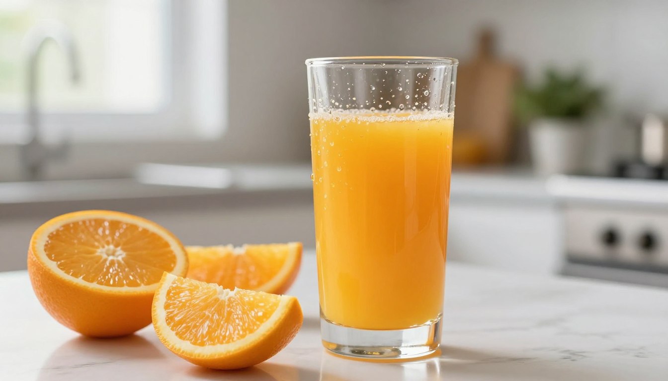 szklanka soku pomarańczowego kcal