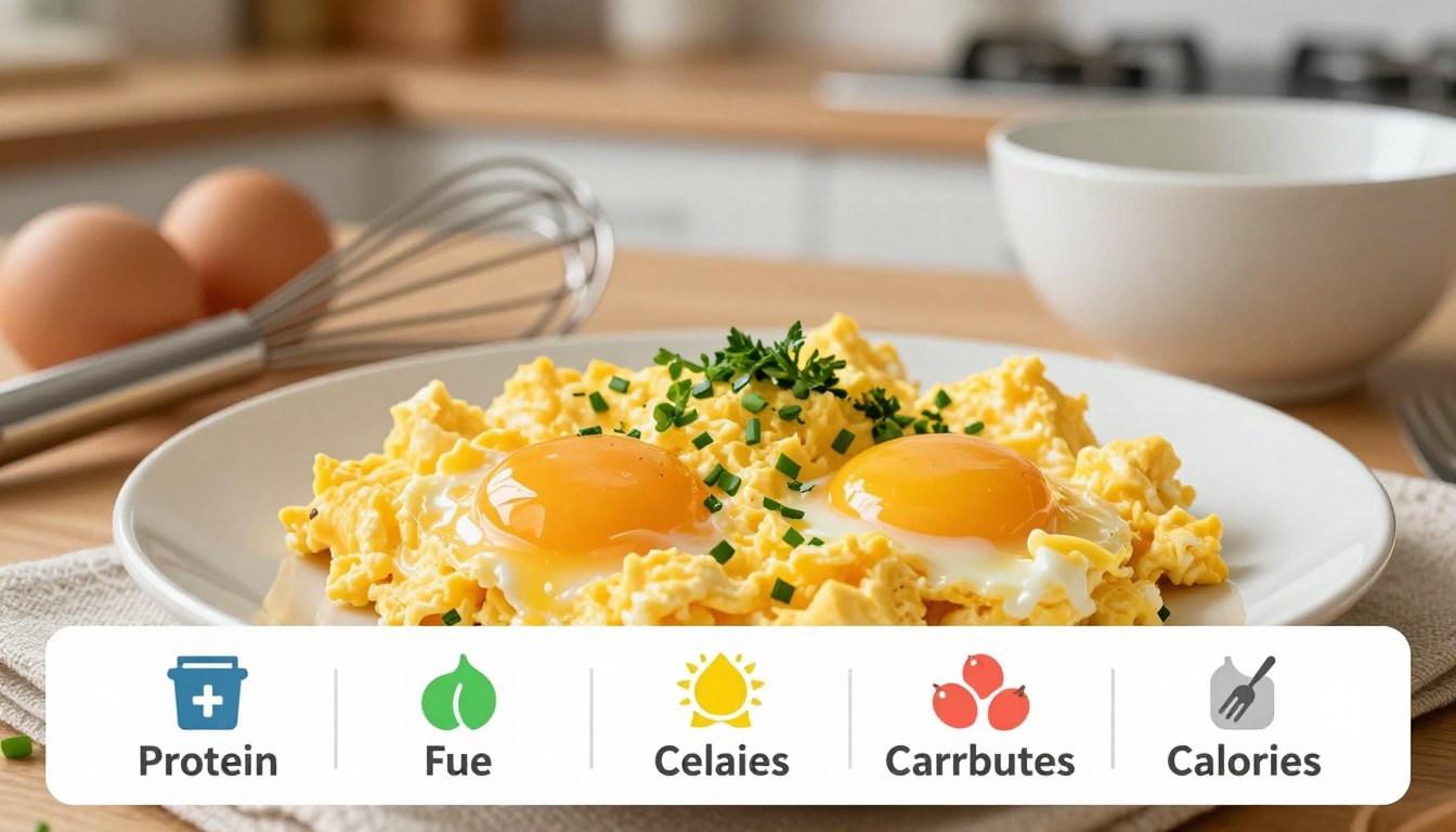 jajecznica z dwóch jajek kcal