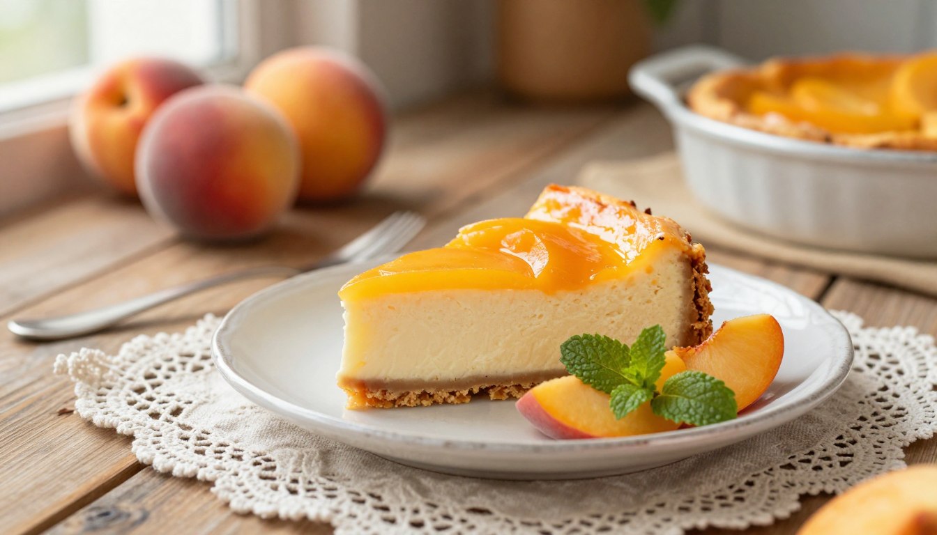 sernik z brzoskwiniami siostry anastazji